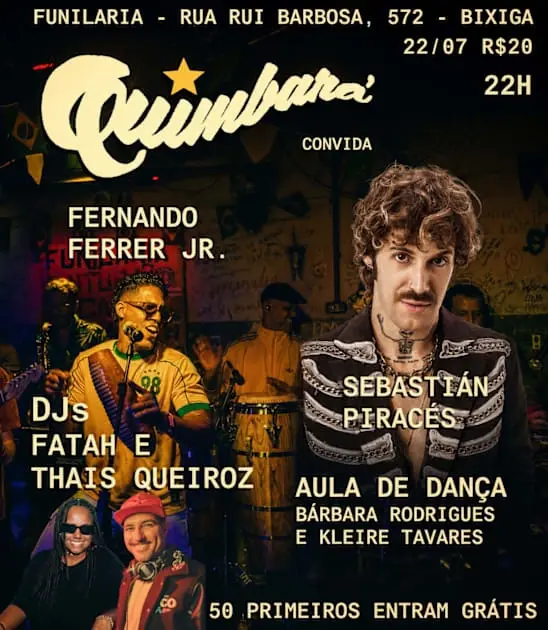 Quarta Latina Com Banda Quimbará Na Funilaria - 22/7