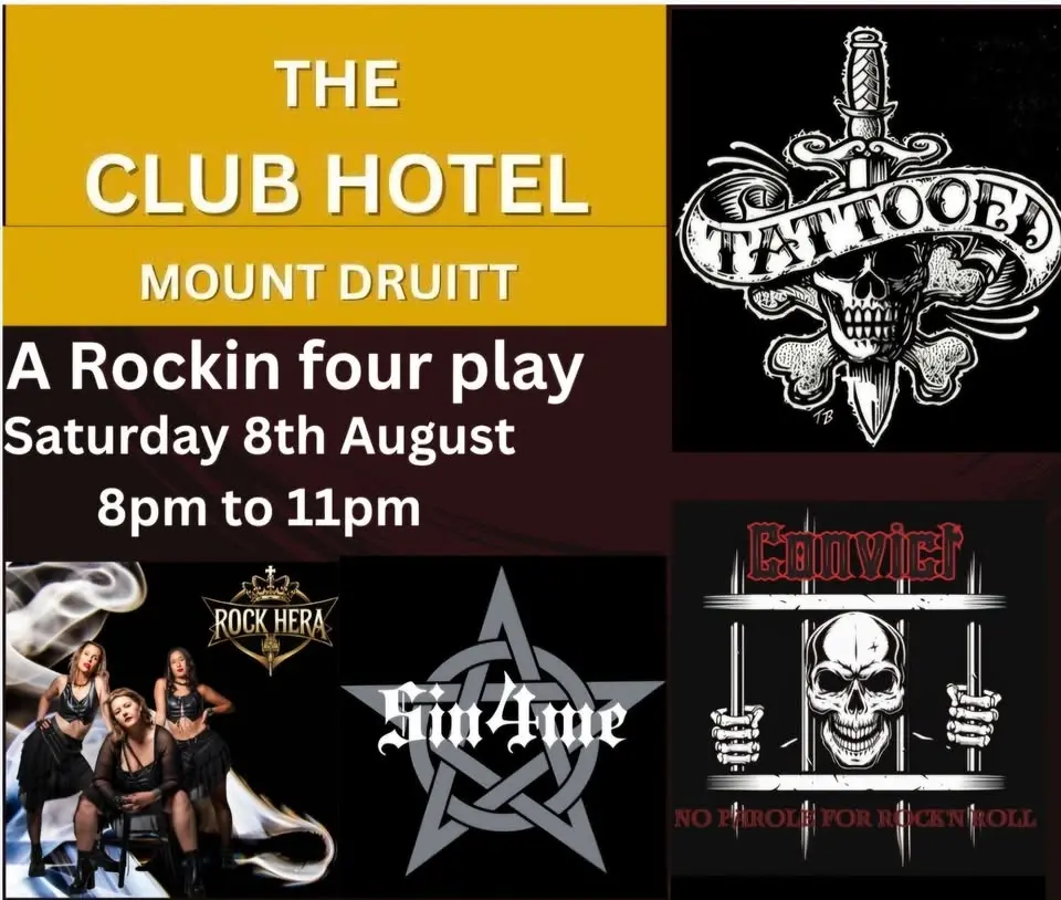 Tattooed and Convict Club hotel Mt Druitt 