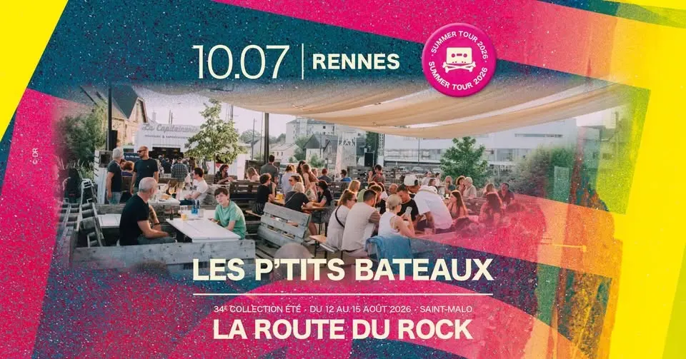 La Route du Rock Tour – Rennes – Les P’tits Bateaux