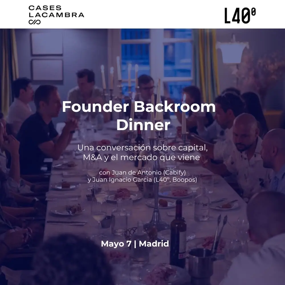 Madrid Founder Backroom (cena privada)