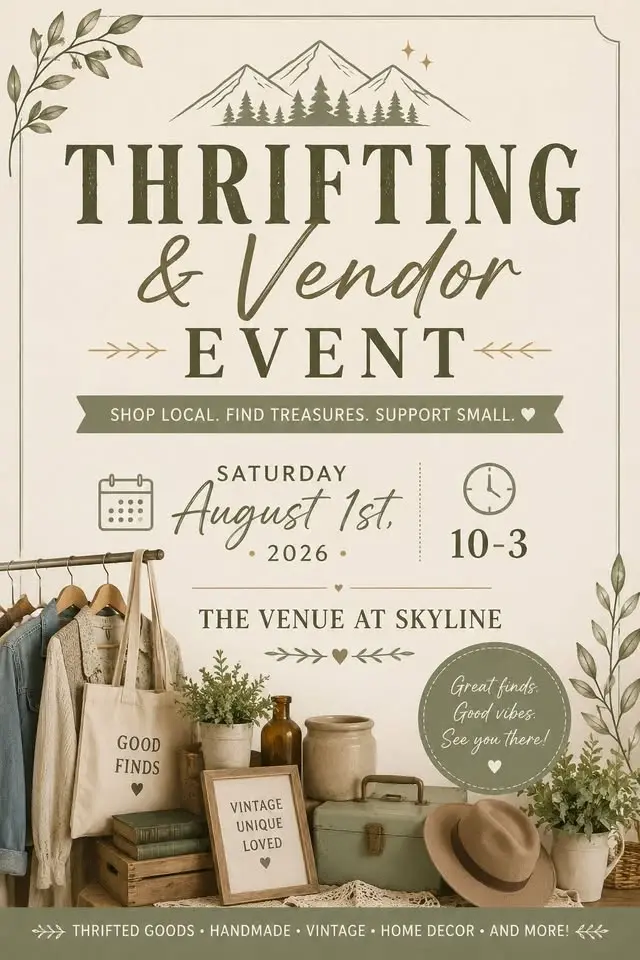 Thrifting / Vendor Event