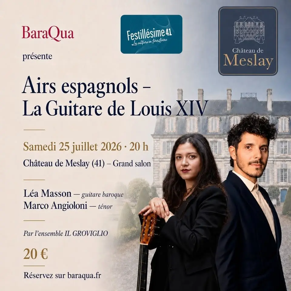 Ensemble Il Groviglio au Château de Meslay "Airs espagnols - La Guitare de Louis XIV"