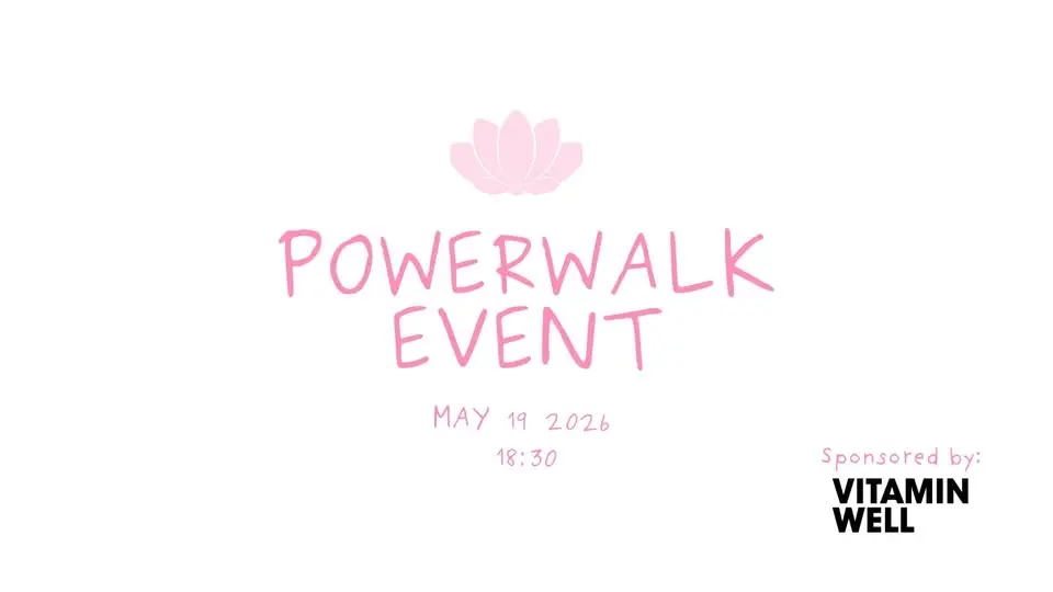 Powerwalk event för tjejer och kvinnor