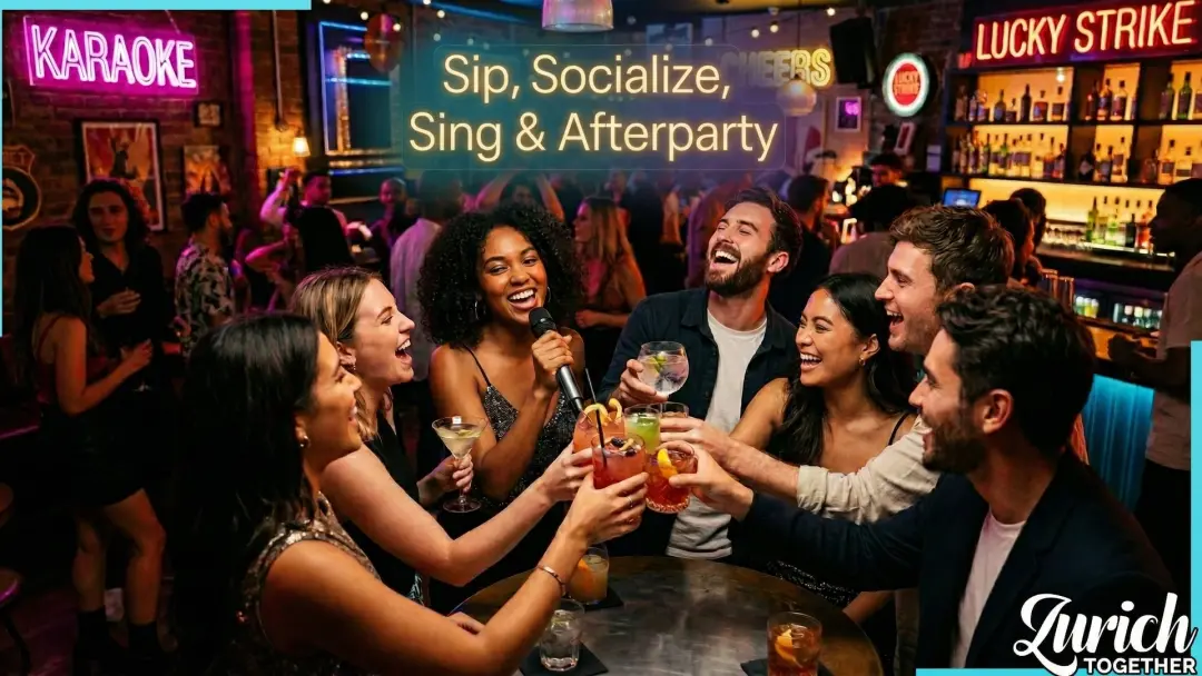 Sip, Socialize, Sing & Afterparty 🎤🥂