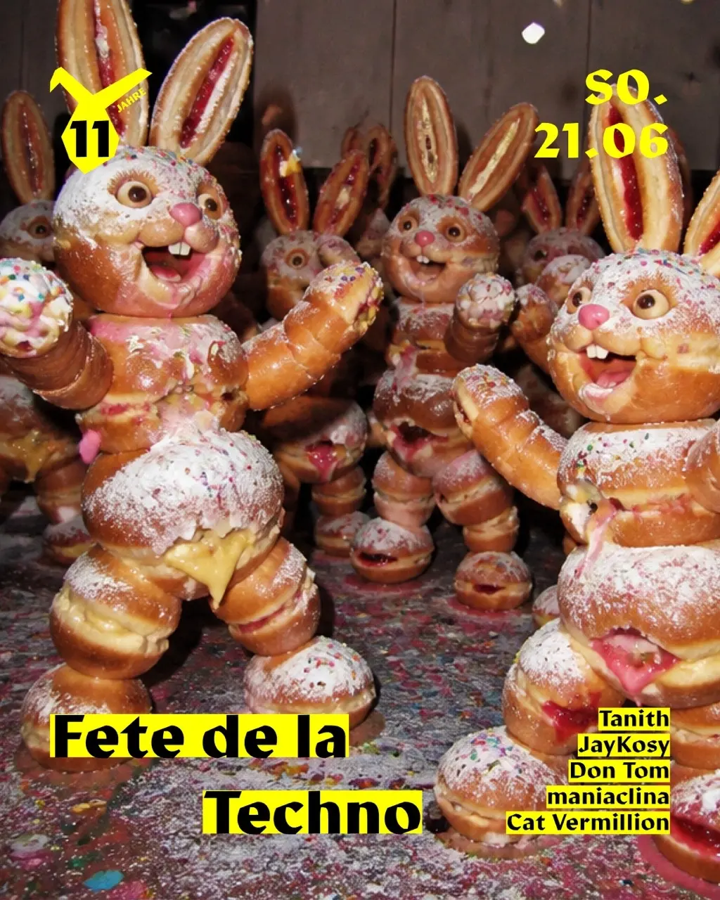 11 Years Der Weiße Hase / Fete de la Techno