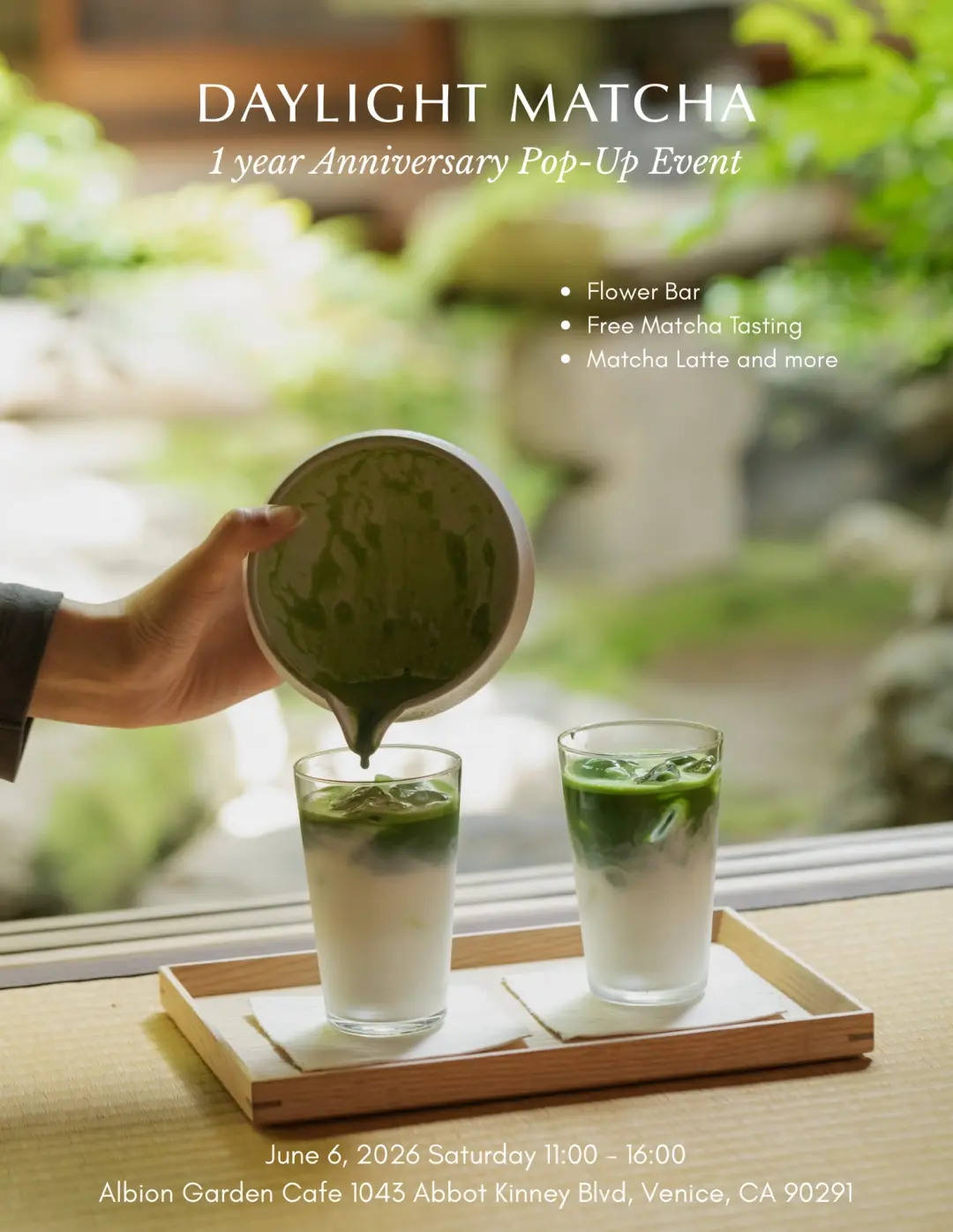 Daylight Matcha: 1-year Anniversary Pop-up