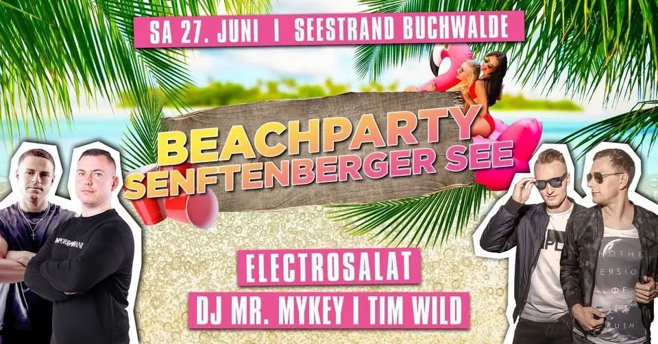 BEACHPARTY SENFTENBERGER SEE ∙ 27.06. | Open Air