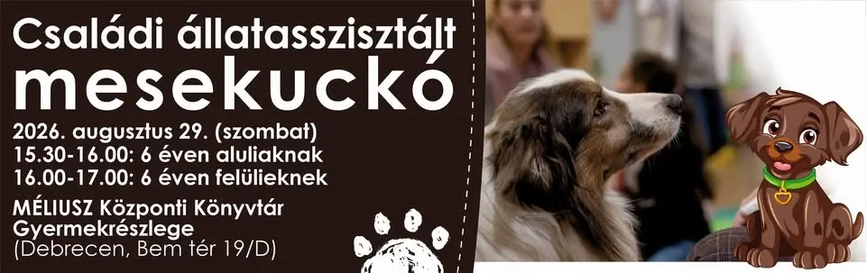 Családi állatasszisztált mesekuckó