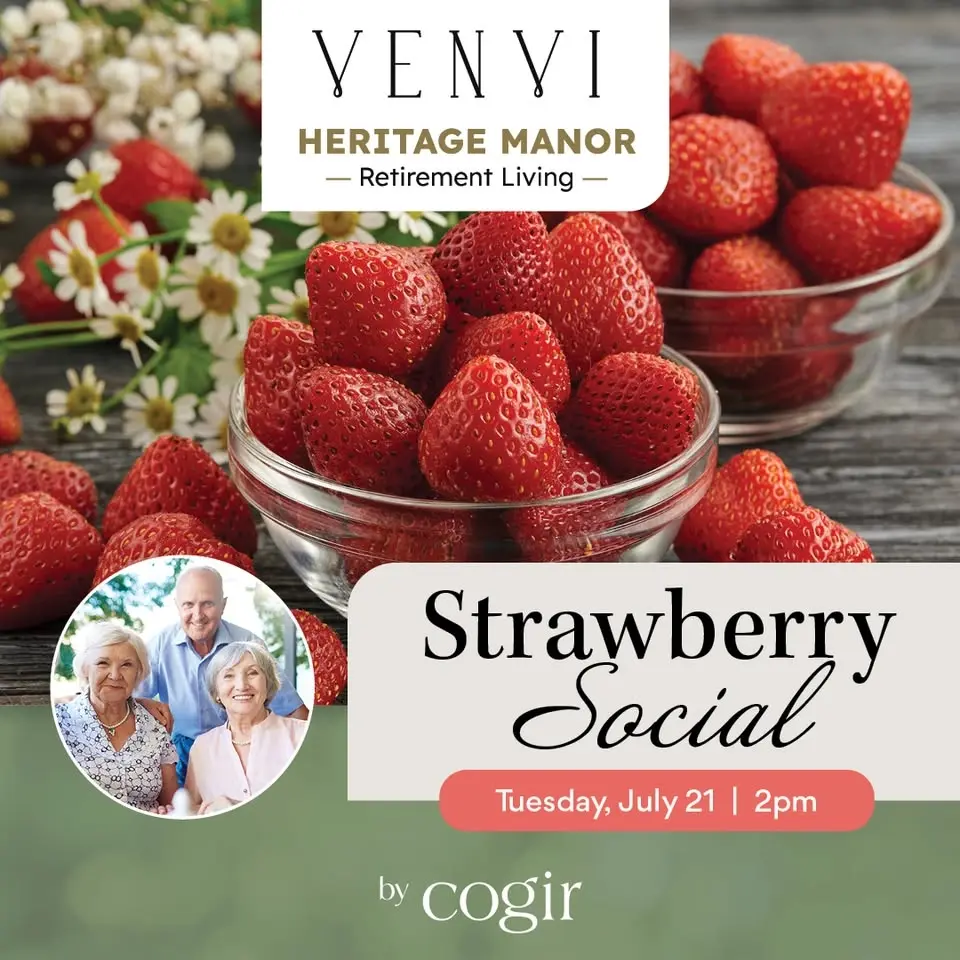 Strawberry Social with entertainment by Gillan Rutz!