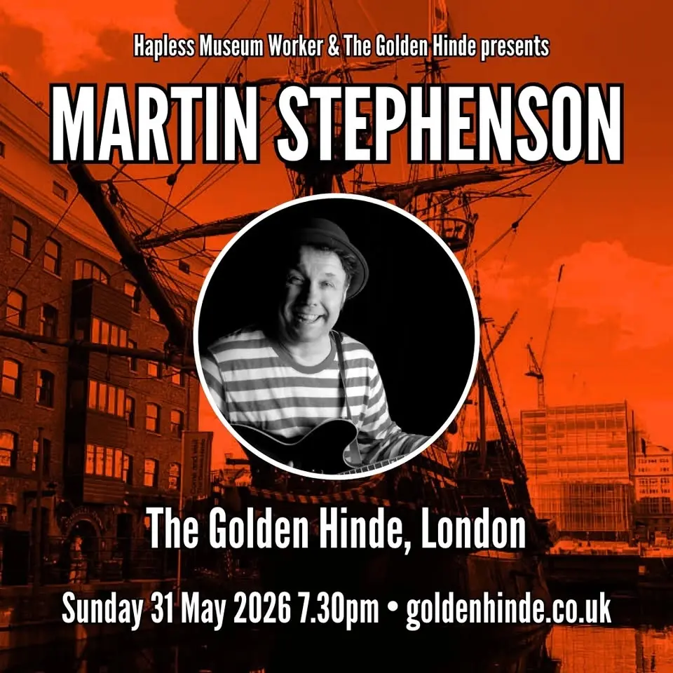 Martin Stephenson live on The Golden Hinde