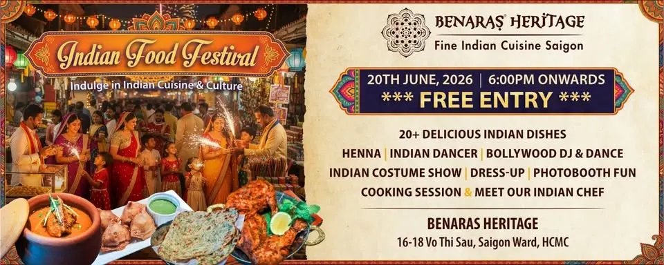 INDIAN FOOD FESTIVAL 2026 @ BENARAS HERITAGE