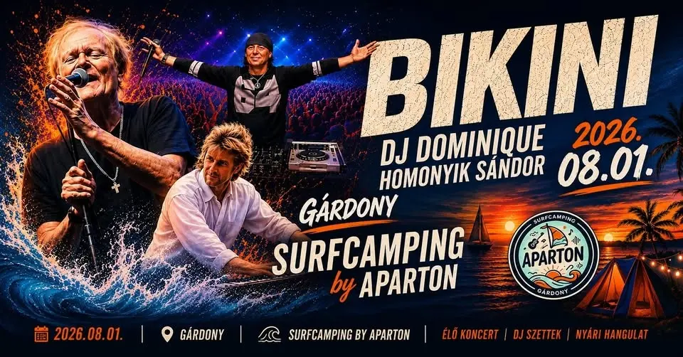 Bikini koncert a Parton by Surfcamping
