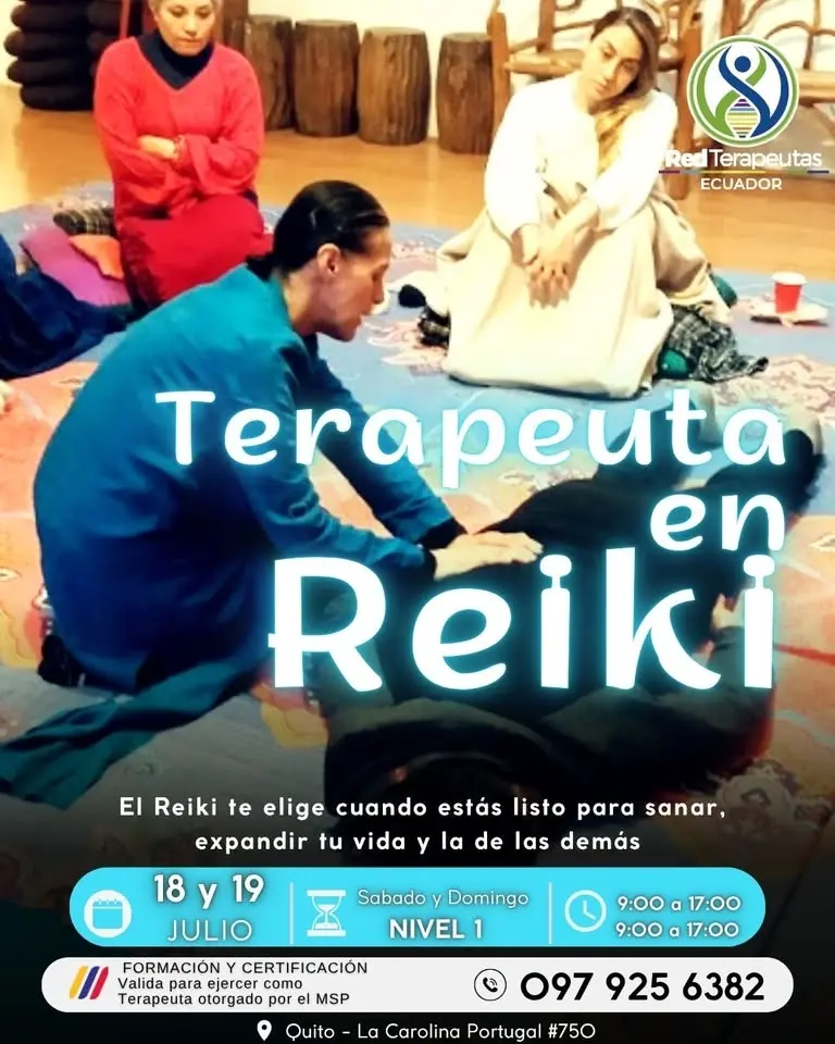 FORMACIÓN TERAPEUTA EN REIKI ESEÑANZAS TRADICIONALES DEL MAESTRO USUI INCLUYE PERMISO MSP