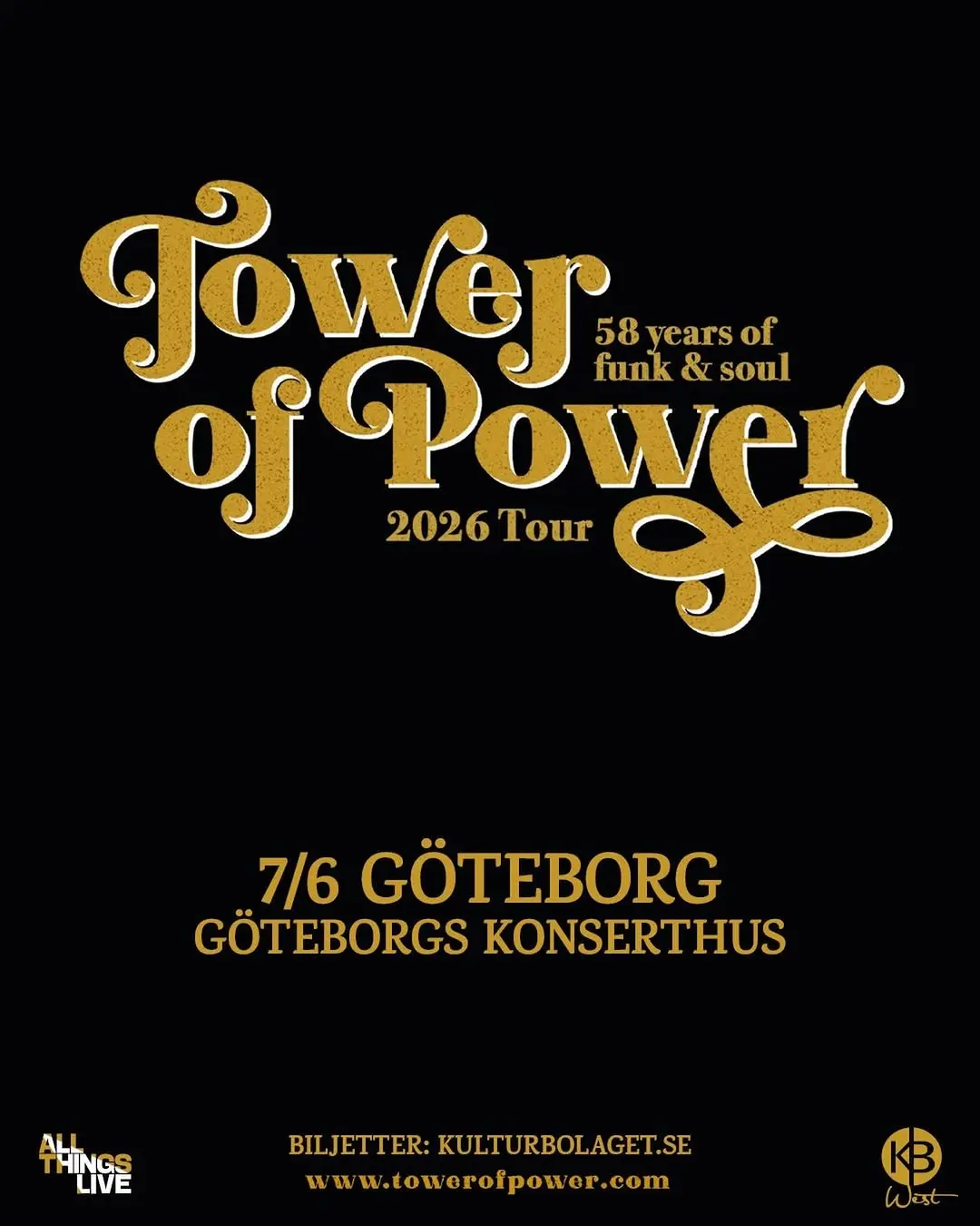 Tower of Power – 58 Years of Funk & Soul 2026 Tour