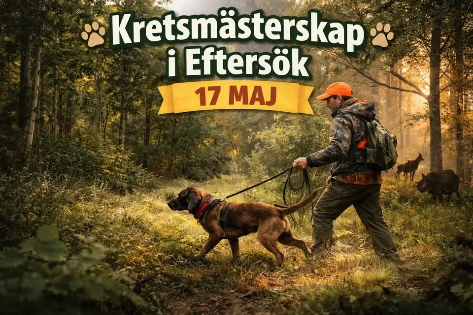 Kretsmästerskap i Eftersök 17 maj!