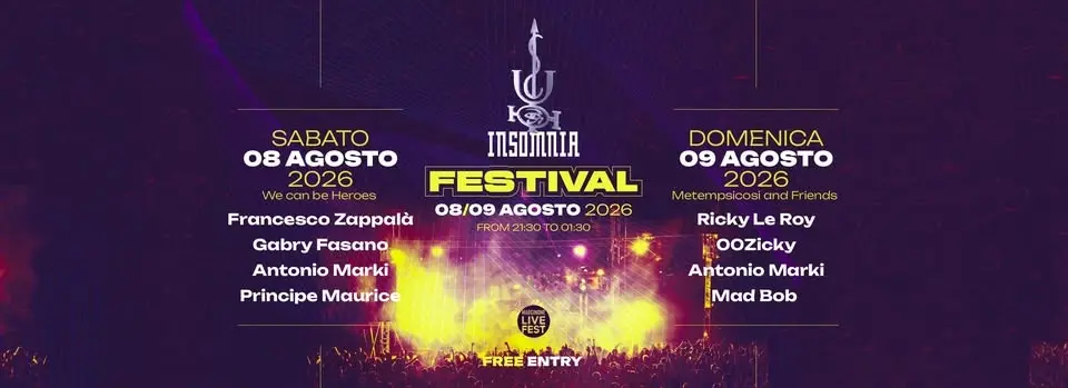 INSOMNIA FESTIVAL - two nights party