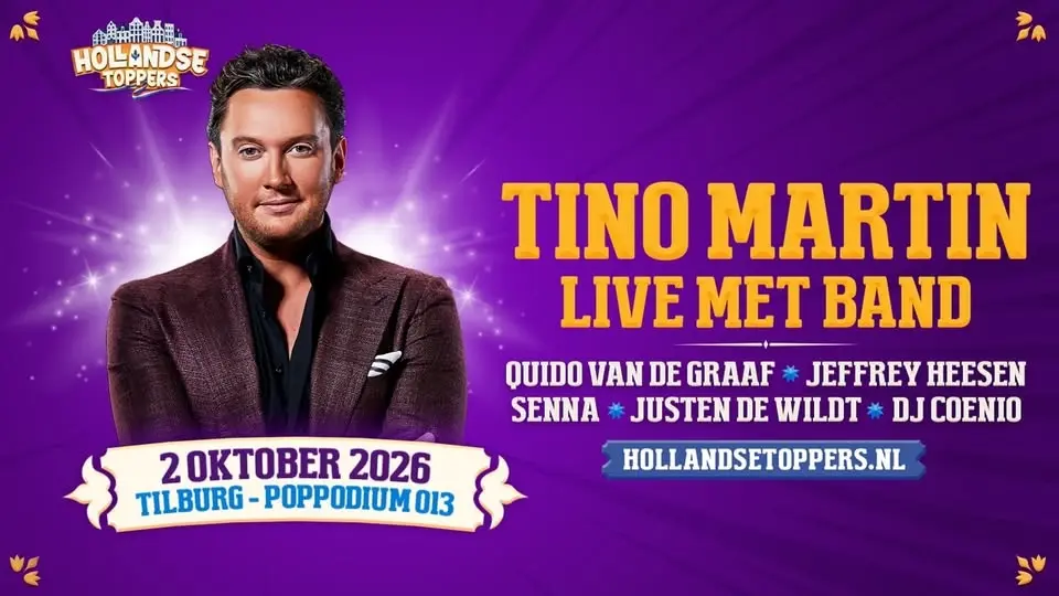 Tino Martin: live met band - Poppodium 013