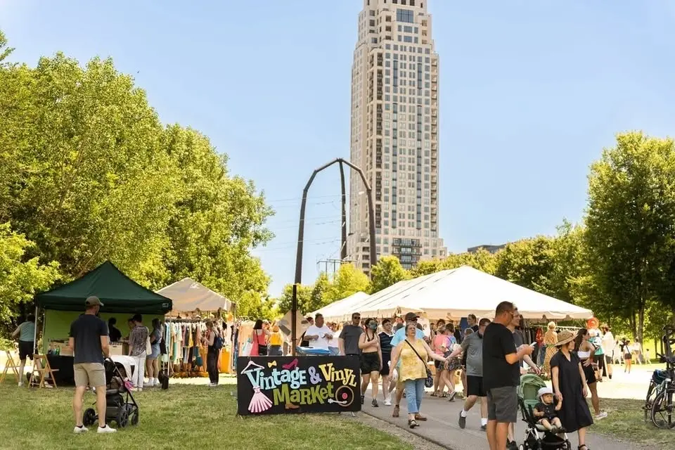 Vintage & Vinyl Market at the Stone Arch Bridge Festival