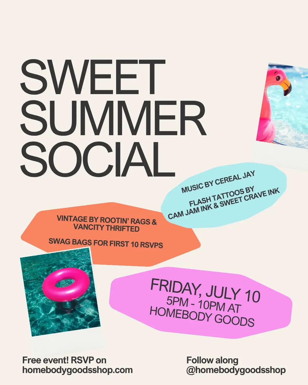Sweet Summer Social at Homebody Goods