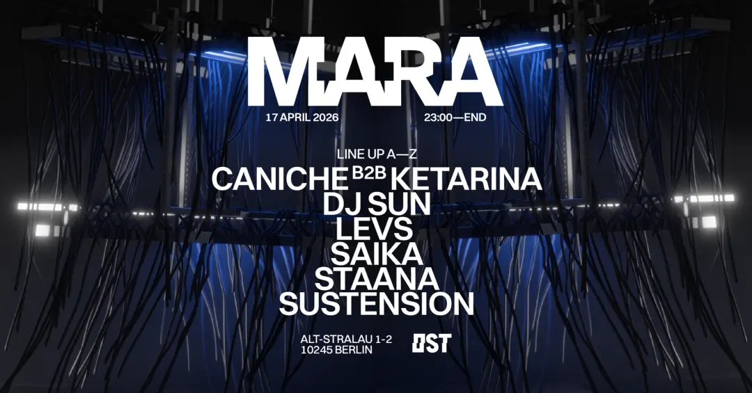 M.A.R.A w. Caniche b2b Ketarina, DJ Sun, SAIKA