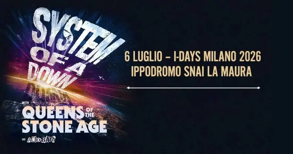 SYSTEM OF A DOWN + QUEEN OF THE STONE AGE Milano | Prijevoz autobusom + Hotel + Ulaznica