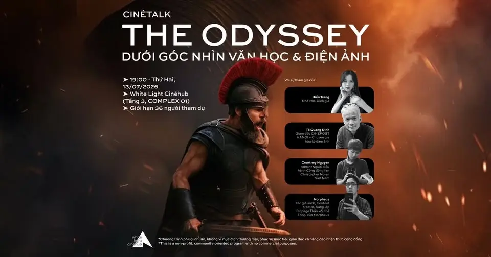 CINÉTALK ➤ THE ODYSSEY DƯỚI GÓC NHÌN VĂN HỌC & ĐIỆN ẢNH