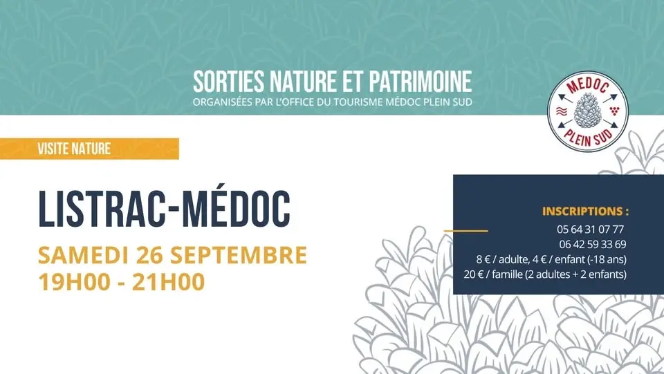Visite nature guidée - Brame du cerf à Listrac-Médoc