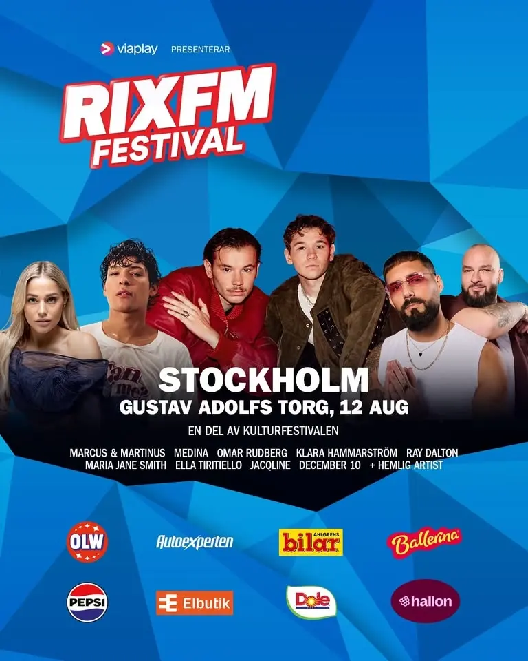 RIX FM Festival Stockholm 2026