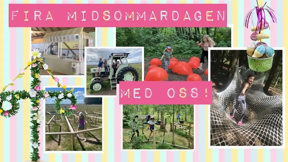 Midsommardagen på Lustiga landet