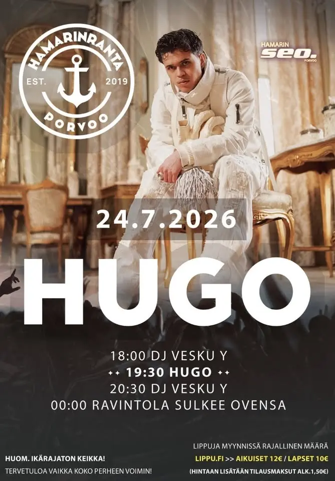 HUGO @ Porvoon Hamarinranta 24.7