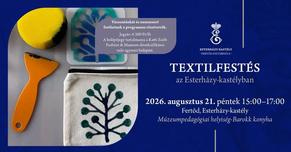 Textilfestés az Esterházy-kastélyban👜🖌️