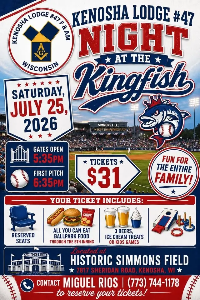 Kenosha Lodge Night at the Kingfish