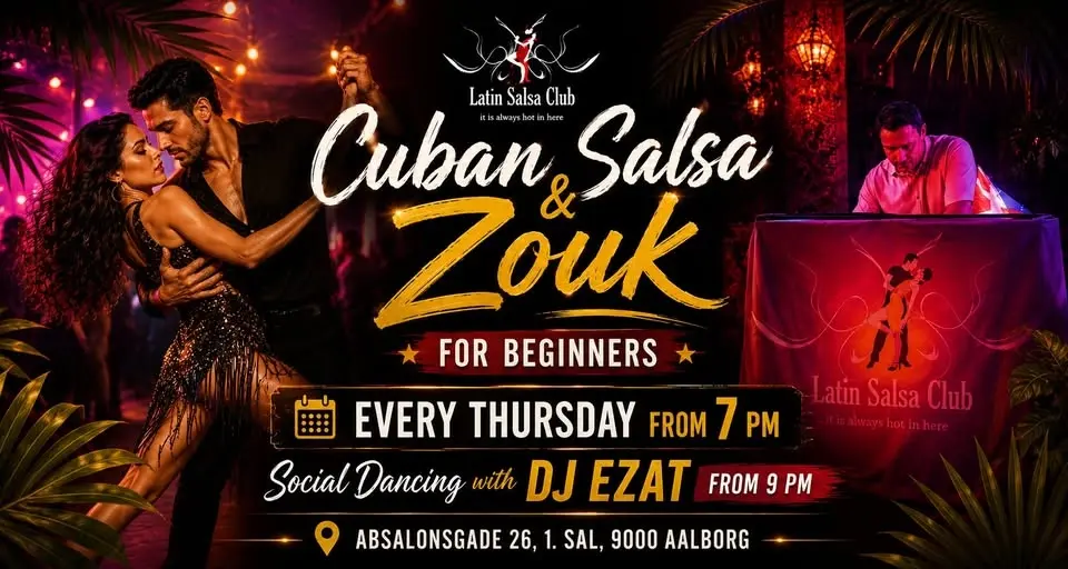 Cuban Salsa & Brazilian Zouk For Beginners & Social Dancing