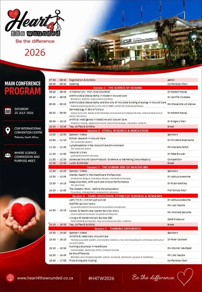 Heart 4 The Wounded 2026 Main Conference program