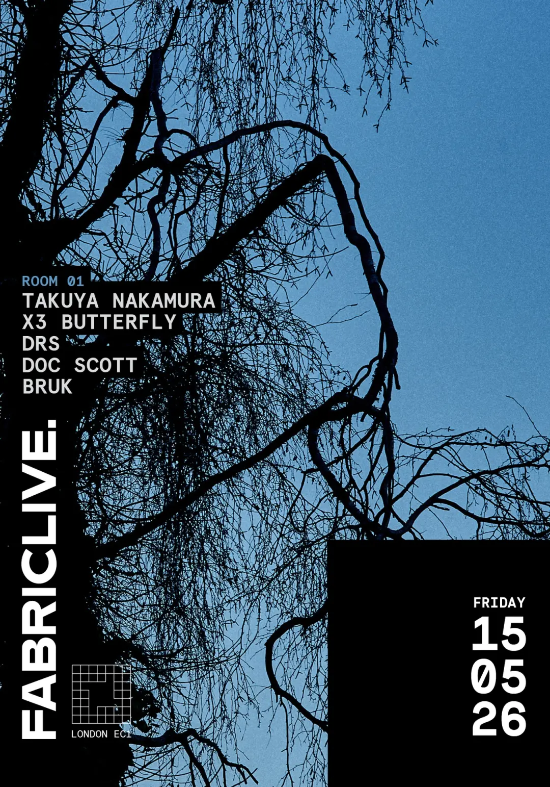 FABRICLIVE: Takuya Nakamura, X3 Butterfly, DRS, Doc Scott, Wilfy D, serenity soundz + more