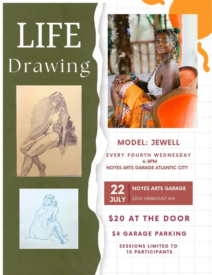 Life Drawing with Amanda Auble at the Arts Garage