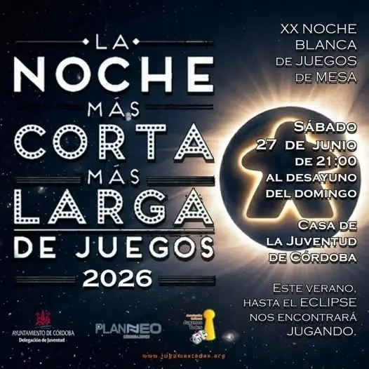 XX La Noche Más Corta Más Larga de Juegos 2026