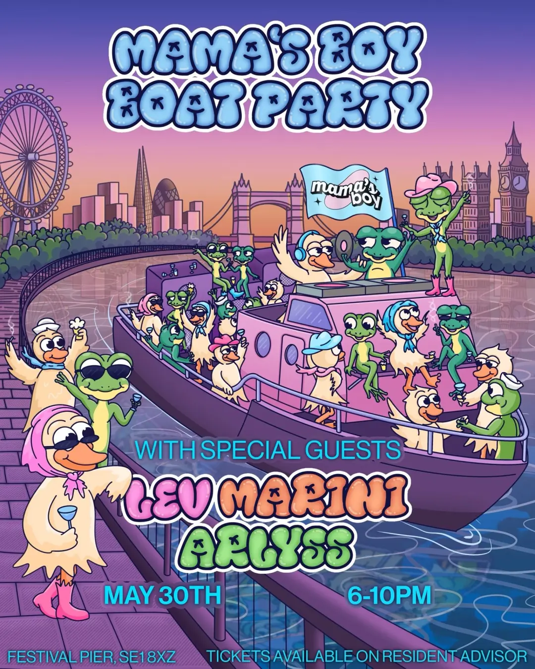[CANCELLED] Mama's Boy: Boat Party