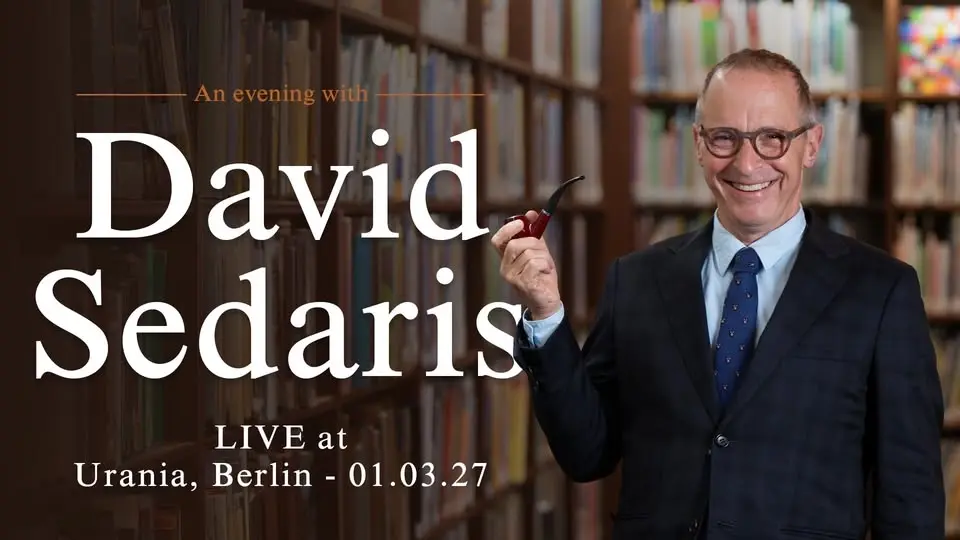 An evening with David Sedaris – Live in Berlin