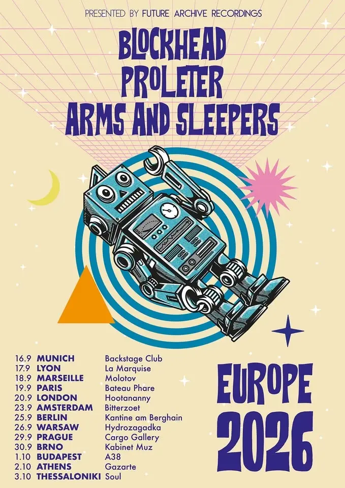 Blockhead, ProleteR, Arms and Sleepers live at Kantine Am Berghain, Berlin