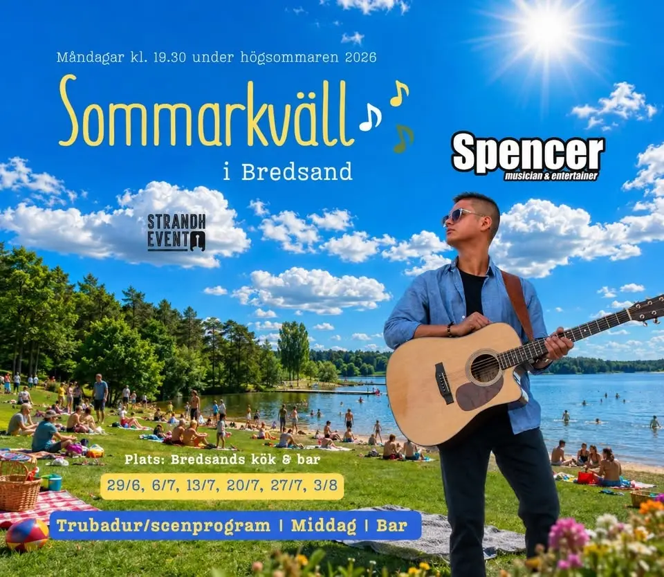 Sommarkväll i Bredsand | Trubadur | Middag & bar