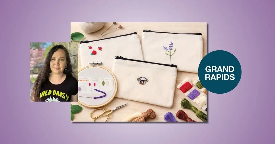Learn How to Embroider with Wild Daisy Creative!