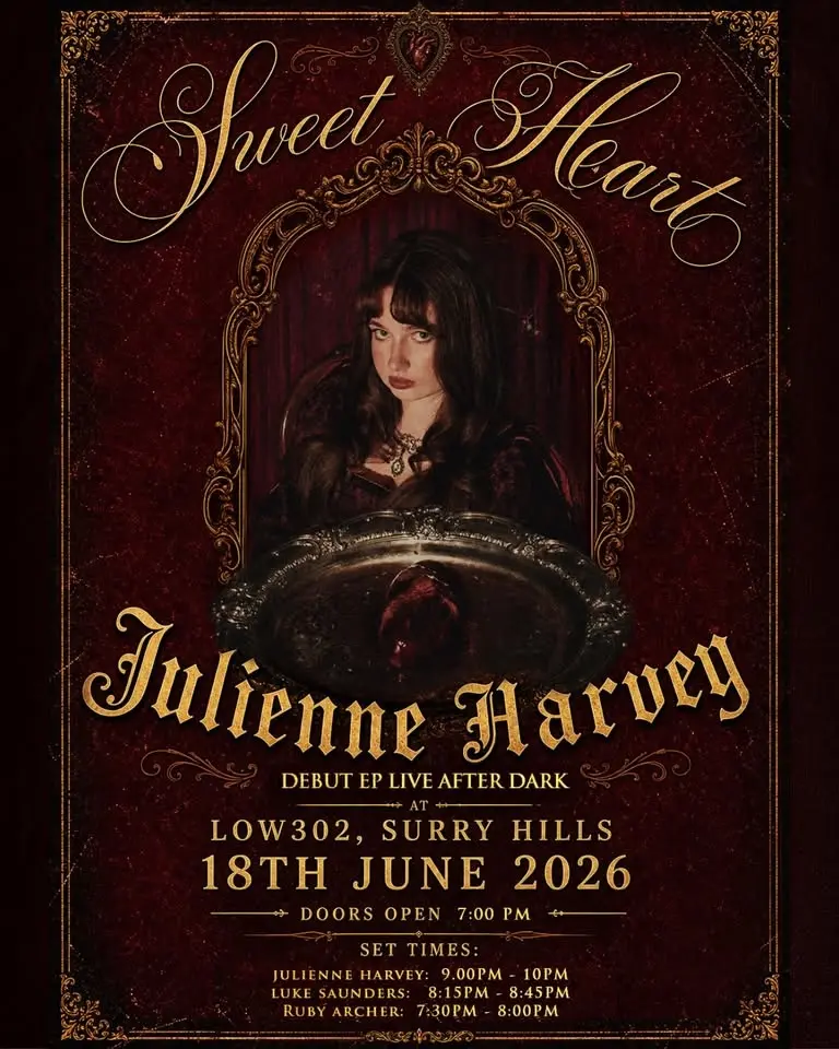 Julienne Harvey DEBUT EP “Sweet Heart” Live After Dark