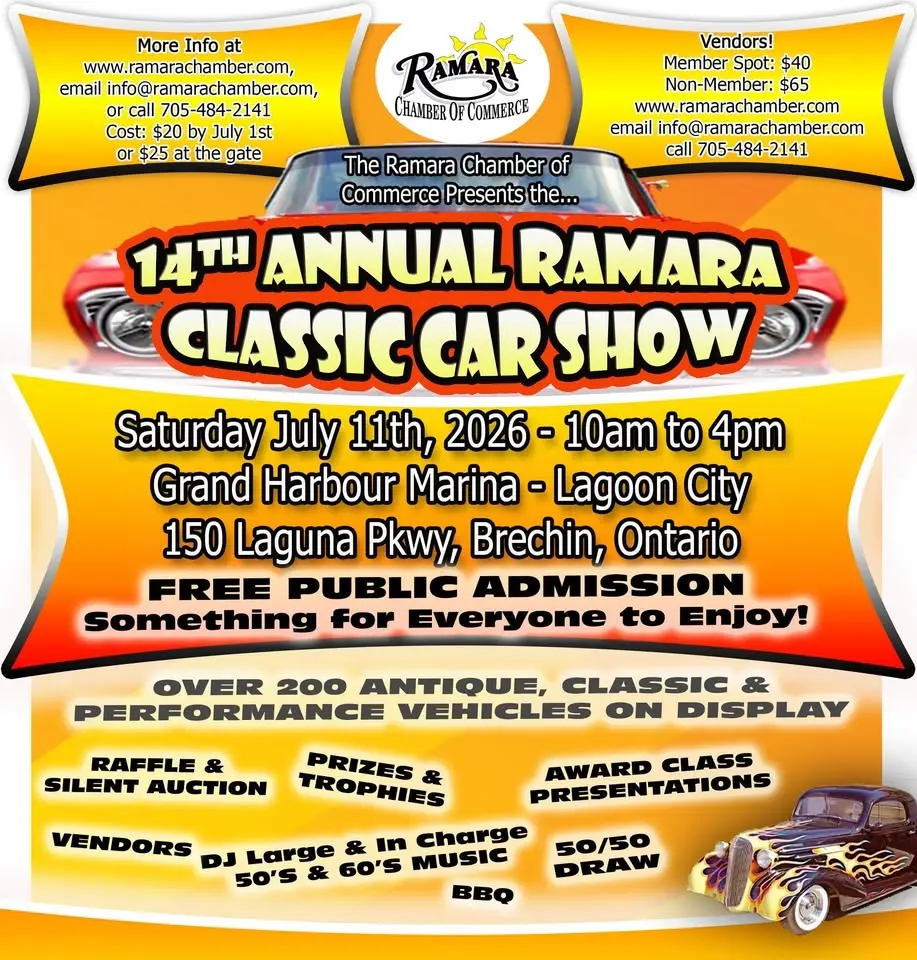 14th Annual Ramara Classic Car Show!