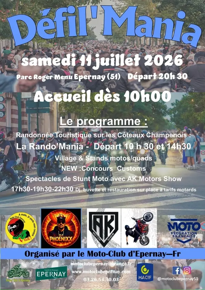 Défil'Mania du 11 juillet 2026