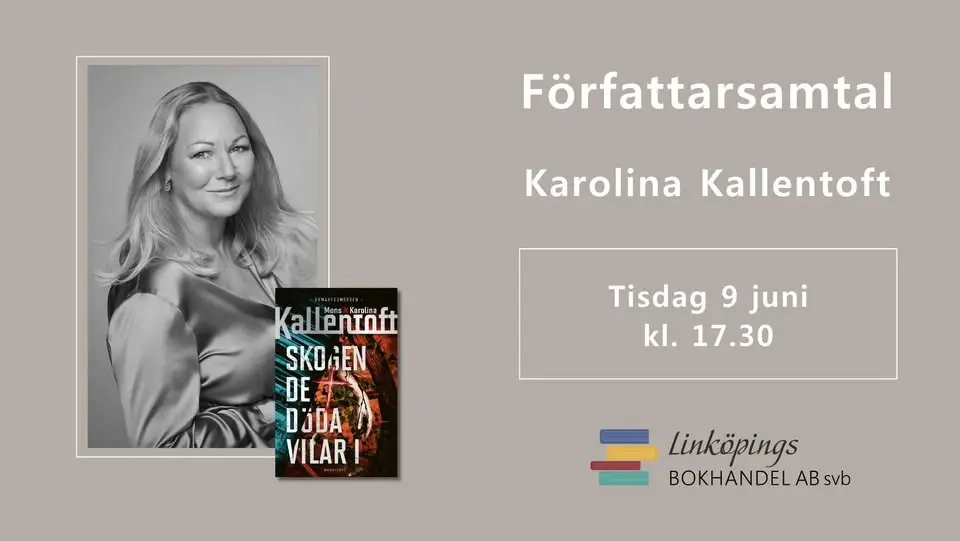 Författarsamtal med Karolina Kallentoft