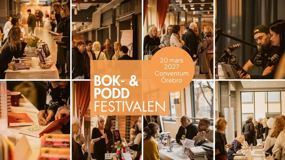 Bok- & poddfestivalen Örebro 2027