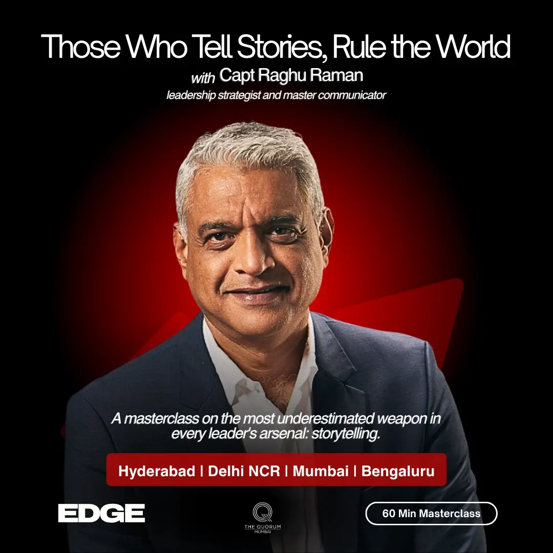 Those Who Tell Stories, Rule the World | Capt Raghu Raman | EDGE Masterclass | Mumbai - 27 June