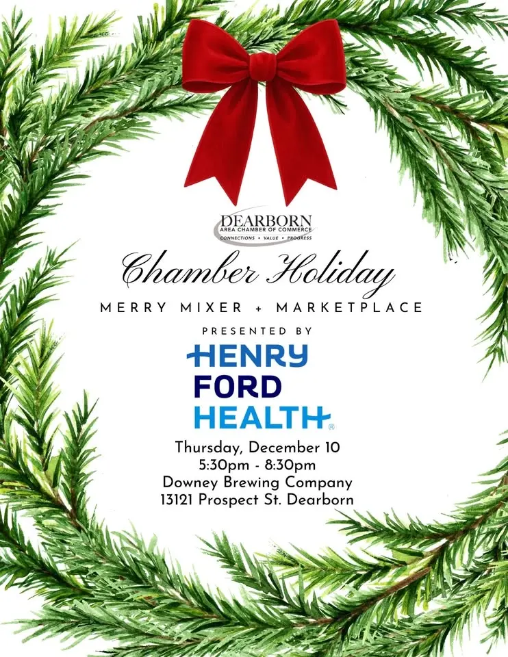 Chamber Holiday Merry Mixer + Marketplace presented by Henry Ford Health