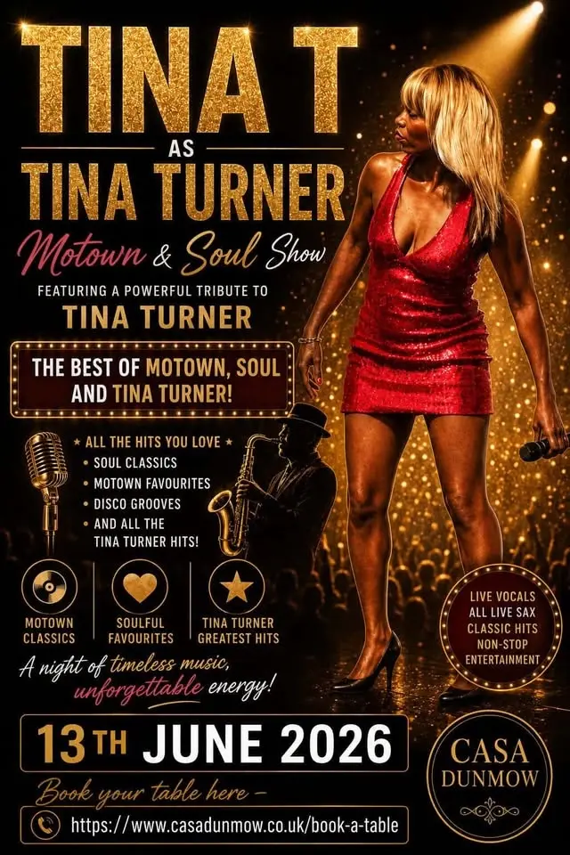 The Best of Motown, Soul and Tina Turner by Tina.T @ Casa